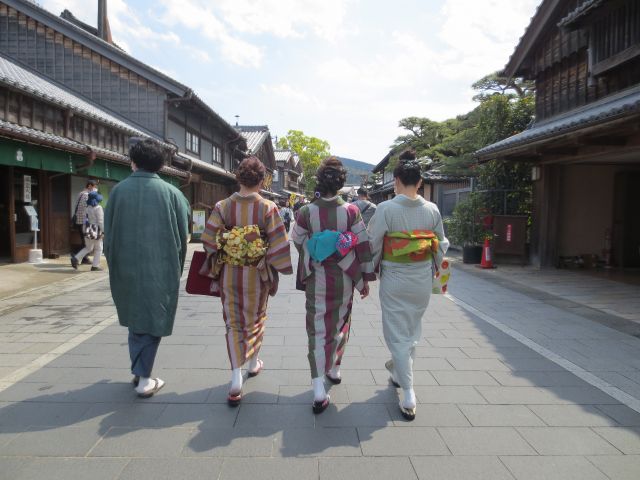 おかげ横丁 伊勢きもの日和【伊勢木綿プラン】