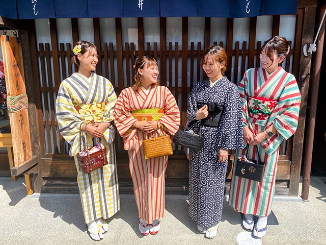 ＜女性にオススメ！＞伊勢型きものレンタルのプラン