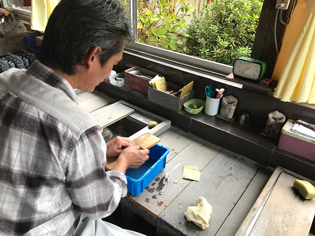 三重県指定伝統工芸品　那智黒石