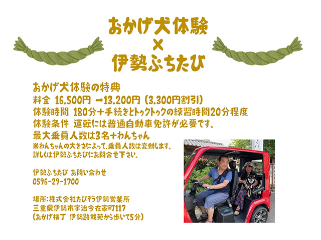 おかげ犬体験