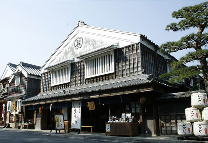 伊勢萬内宮前酒造場の外観