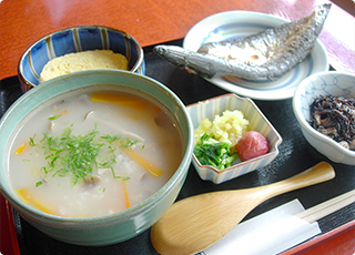 ＜9月＞しめじ雑炊
