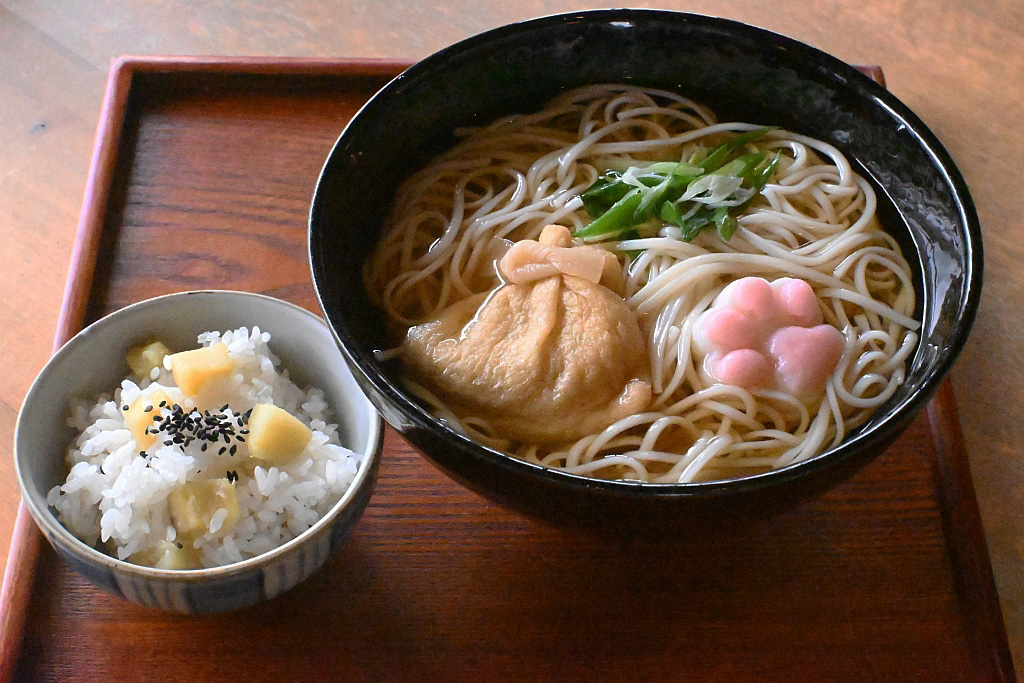 ＜10月＞福にゅうめんとさつまいもご飯